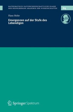 Emergenzen auf der Stufe des Lebendigen (eBook, PDF) - Mohr, Hans