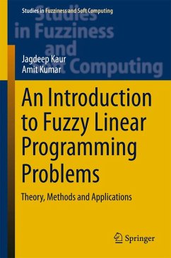 An Introduction to Fuzzy Linear Programming Problems (eBook, PDF) - Kaur, Jagdeep; Kumar, Amit