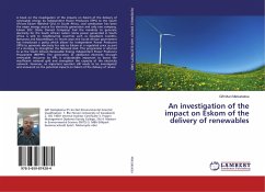 An investigation of the impact on Eskom of the delivery of renewables