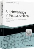 Arbeitsverträge in Textbausteinen - inkl. Arbeitshilfen online