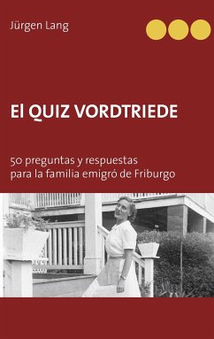 El Quiz Vordtriede - Lang, Jürgen