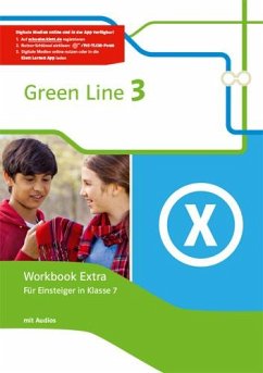 Cover Green Line 3. Workbook Extra mit Audio-CDs für Einsteiger in Klasse 7