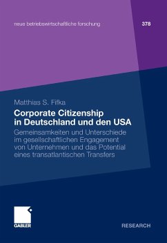 Corporate Citizenship in Deutschland und den USA (eBook, PDF) - Fifka, Matthias
