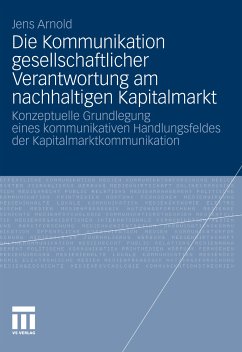 Die Kommunikation gesellschaftlicher Verantwortung am nachhaltigen Kapitalmarkt (eBook, PDF) - Arnold, Jens