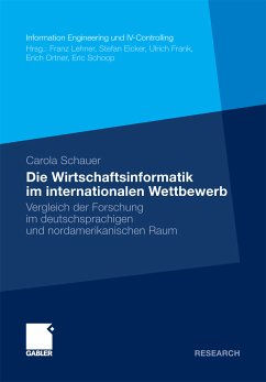 Die Wirtschaftsinformatik im internationalen Wettbewerb (eBook, PDF) - Schauer, Carola