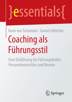 Coaching als Führungsstil (eBook, PDF) - von Schumann, Karin; Böttcher, Tamaris