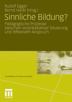 Sinnliche Bildung? (eBook, PDF)