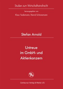 Untreue im GmbH- und Aktienkonzern (eBook, PDF) - Arnold, Stefan