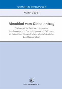 Abschied vom Globalantrag (eBook, PDF) - Bittner, Martin