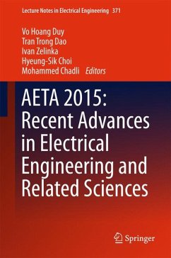 AETA 2015: Recent Advances in Electrical Engineering and Related Sciences (eBook, PDF)