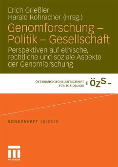 Cover Genomforschung - Politik - Gesellschaft (eBook, PDF)