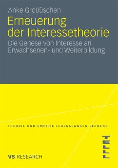 Erneuerung der Interessetheorie (eBook, PDF) - Grotlüschen, Anke