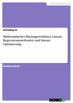 Mathematisches Planungsverfahren. Lineare Regressionsmethoden und lineare Optimierung (eBook, PDF)