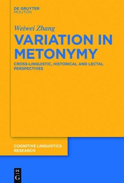 Variation in Metonymy (eBook, ePUB) - Zhang, Weiwei