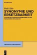 Synonymie und Ersetzbarkeit (eBook, PDF) - Bild 1