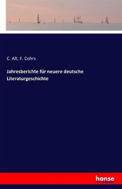 Jahresberichte für neuere deutsche Literaturgeschichte