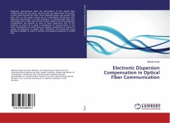 Electronic Dispersion Compensation in Optical Fiber Communication