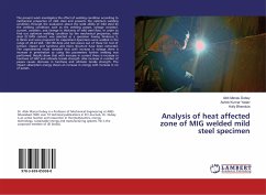 Analysis of heat affected zone of MIG welded mild steel specimen