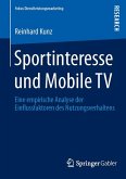 Sportinteresse und Mobile TV (eBook, PDF)