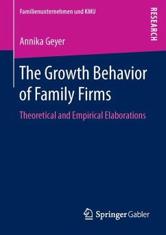 The Growth Behavior of Family Firms (eBook, PDF) - Geyer, Annika