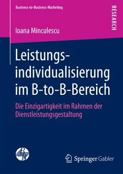 Leistungsindividualisierung im B-to-B-Bereich (eBook, PDF) - Minculescu, Ioana