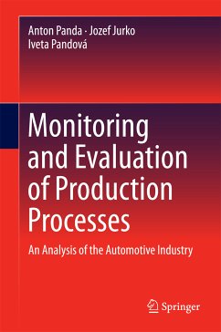 Monitoring and Evaluation of Production Processes (eBook, PDF) - Panda, Anton; Jurko, Jozef; Pandová, Iveta