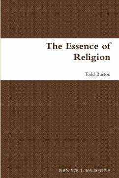 The Essence of Religion - Burton, Todd