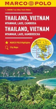 Marco Polo Kontinentalkarte Thailand Vietnam 1 2 500 000 Landkarten Portofrei Bei Bucher De