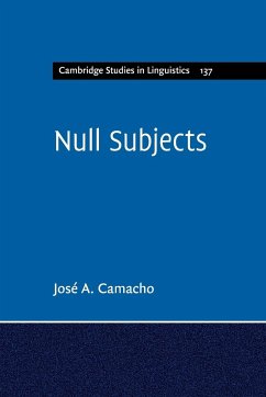 Null Subjects - Camacho, Jose A.