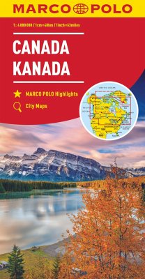 Canada Marco Polo Map - MARCO POLO Kontinentalkarte Kanada 1:4 Mio.