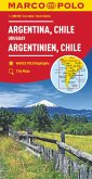 MARCO POLO Kontinentalkarte Argentinien, Chile 1:4 Mio.