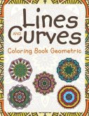 Lines and Curves: Coloring Book Geometric