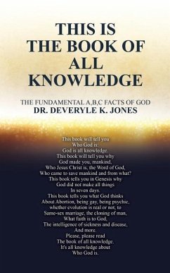 This Is the Book of All Knowledge - Jones, Deveryle