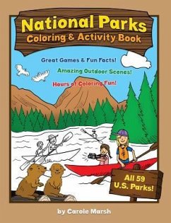 America's National Parks Coloring and Activity Book - Marsh, Carole America's National Parks Coloring and Activity Book - Marsh, Carole