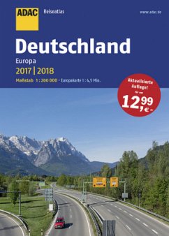 ADAC Reiseatlas Deutschland, Europa 2017/2018 1:200 000