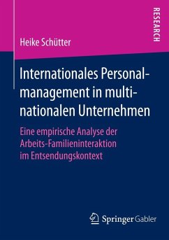 Internationales Personalmanagement in multinationalen Unternehmen (eBook, PDF) - Schütter, Heike