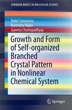 Growth and Form of Self-organized Branched Crystal Pattern in Nonlinear Chemical System (eBook, PDF) - Srivastava, Rohit; Yadav, Narendra; Chattopadhyay, Jayeeta