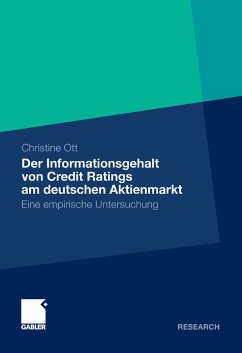 Der Informationsgehalt von Credit Ratings am deutschen Aktienmarkt (eBook, PDF) - Ott, Christine