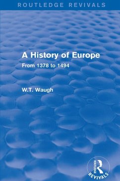 Cover A History of Europe (eBook, PDF)