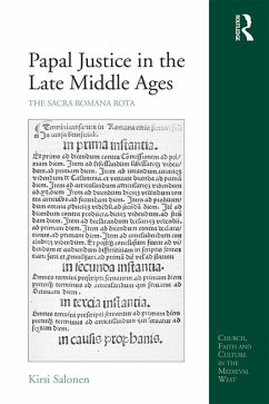 Papal Justice in the Late Middle Ages (eBook, PDF) - Salonen, Kirsi