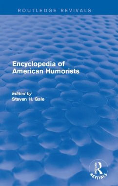 Cover Encyclopedia of American Humorists (eBook, ePUB)