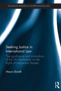 Seeking Justice in International Law (eBook, PDF) - Barelli, Mauro