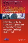 Proceedings of the 3rd International Symposium on Big Data and Cloud Computing Challenges (ISBCC – 16&quote;) (eBook, PDF)