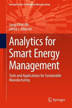 Analytics for Smart Energy Management (eBook, PDF) - Oh, Seog-Chan; Hildreth, Alfred J.