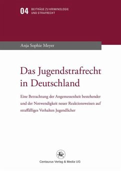 Das Jugendstrafrecht in Deutschland (eBook, PDF) - Meyer, Anja Sophie