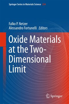 Oxide Materials at the Two-Dimensional Limit (eBook, PDF)