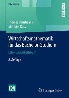 Wirtschaftsmathematik für das Bachelor-Studium (eBook, PDF) - Christiaans, Thomas; Ross, Matthias