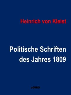 Cover Politische Schriften des Jahres 1809 (eBook, ePUB)