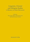 Linguistic, Oriental and Ethiopian Studies in Memory of Paolo Marrassini (eBook, PDF) Linguistic, Oriental and Ethiopian Studies in Memory of Paolo Marrassini (eBook, PDF)