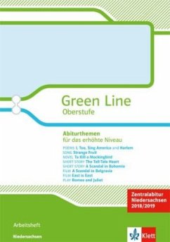 Abiturthemen für das erhöhte Niveau, Zentralabitur Niedersachsen 2018/2019, Arbeitsheft / Green Line Oberstufe, Ausgabe Niedersachsen (2015)